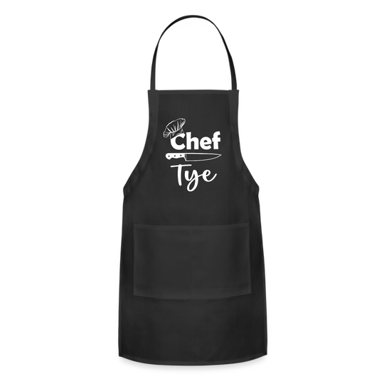 Chef Tye Adjustable Apron - black