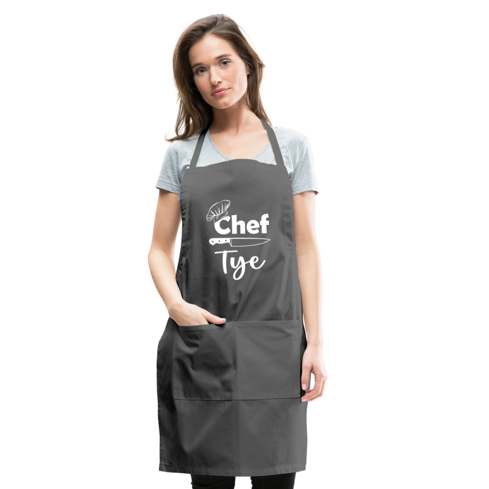 Chef Tye Adjustable Apron - charcoal