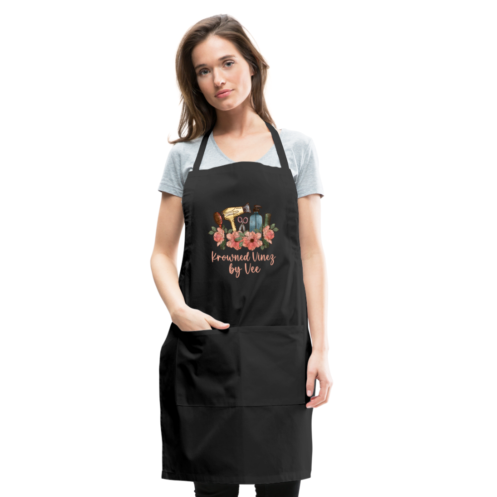 Krowned Vinez by Vee Adjustable Apron - black