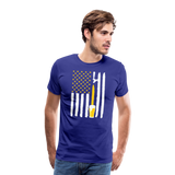 American Flag Beer Men's Premium T-Shirt - royal blue