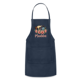 Maddox Hair Stylist Adjustable Apron - navy