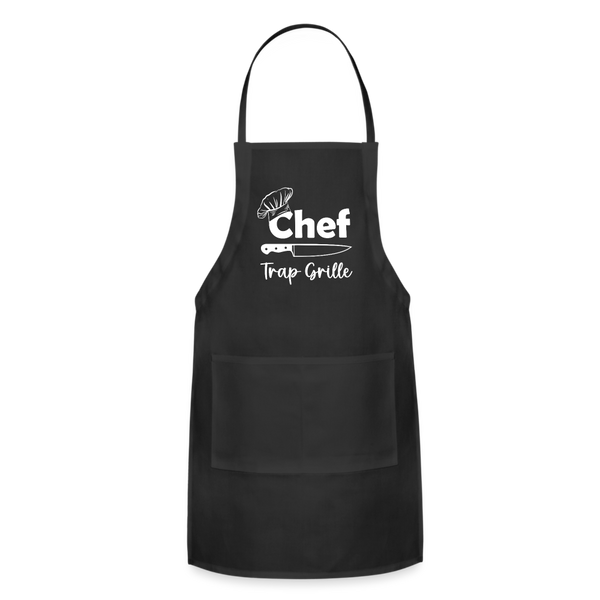 Chef Trap Grille Adjustable Apron - black