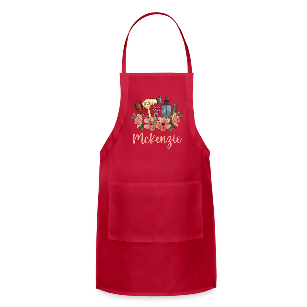 McKenzie Stylist Adjustable Apron - red