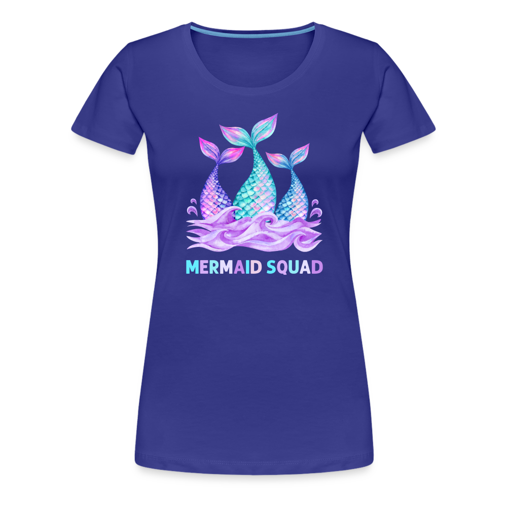 Mermaid Squad Women’s Premium T-Shirt - royal blue