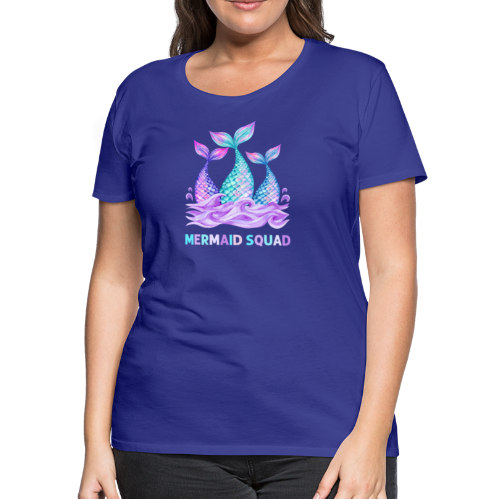 Mermaid Squad Women’s Premium T-Shirt - royal blue