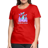 Mermaid Squad Women’s Premium T-Shirt - red