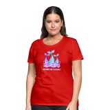 Mermaid Squad Women’s Premium T-Shirt - red