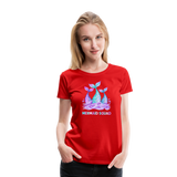 Mermaid Squad Women’s Premium T-Shirt - red