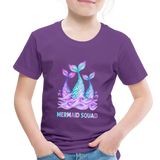Mermaid Squad Toddler Premium T-Shirt - purple