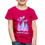 Mermaid Squad Toddler Premium T-Shirt - dark pink