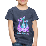 Mermaid Squad Toddler Premium T-Shirt - heather blue