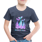 Mermaid Squad Toddler Premium T-Shirt - heather blue