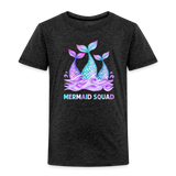Mermaid Squad Toddler Premium T-Shirt - charcoal grey