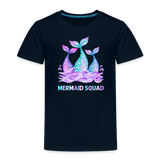 Mermaid Squad Toddler Premium T-Shirt - deep navy