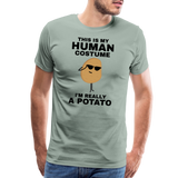 This Is My Human Costume I'm Really a Potato Men's Premium T-Shirt - steel green