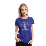 Thick Thighs Spooky Vibes Pastel Goth Women’s Premium T-Shirt - royal blue