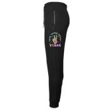 Thick Thighs Spooky Vibes Pastel Goth Unisex Joggers - black/asphalt