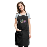 Hairdressers Bring Color to the World Adjustable Apron - black