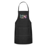 Hairdressers Bring Color to the World Adjustable Apron - black