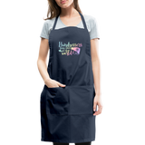 Hairdressers Bring Color to the World Adjustable Apron - navy