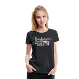 Hairdressers Bring Color to the World Women’s Premium T-Shirt - black