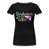 Hairdressers Bring Color to the World Women’s Premium T-Shirt - black