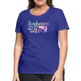 Hairdressers Bring Color to the World Women’s Premium T-Shirt - royal blue