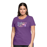 Hairdressers Bring Color to the World Women’s Premium T-Shirt - purple