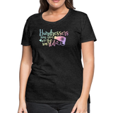 Hairdressers Bring Color to the World Women’s Premium T-Shirt - charcoal grey