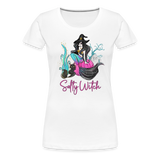 Salty Witch Mermaid Women’s Premium T-Shirt - white