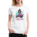 Salty Witch Mermaid Women’s Premium T-Shirt - white