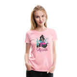 Salty Witch Mermaid Women’s Premium T-Shirt - pink