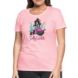 Salty Witch Mermaid Women’s Premium T-Shirt - pink
