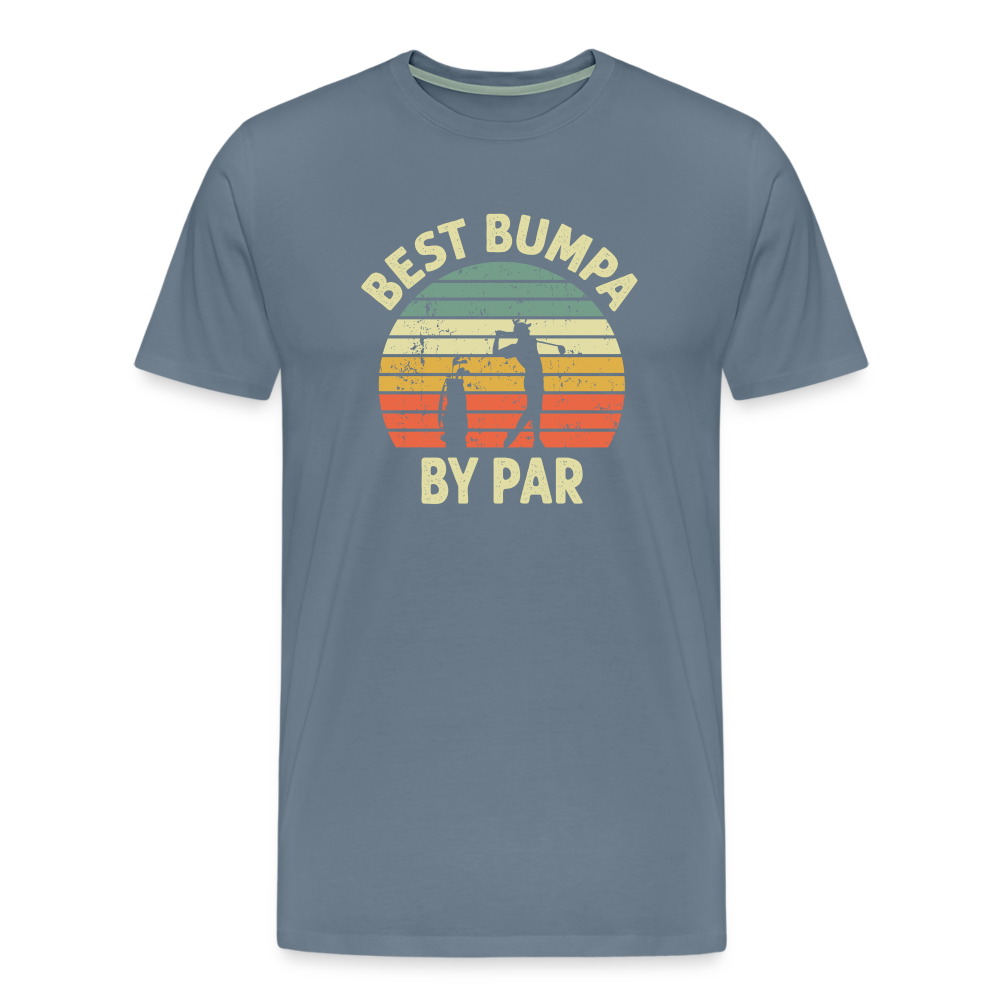 Best Bumpa By Par Men's Premium T-Shirt - steel blue