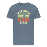 Best Bumpa By Par Men's Premium T-Shirt - steel blue