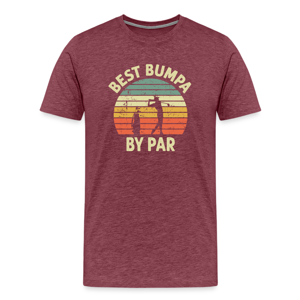 Best Bumpa By Par Men's Premium T-Shirt - heather burgundy
