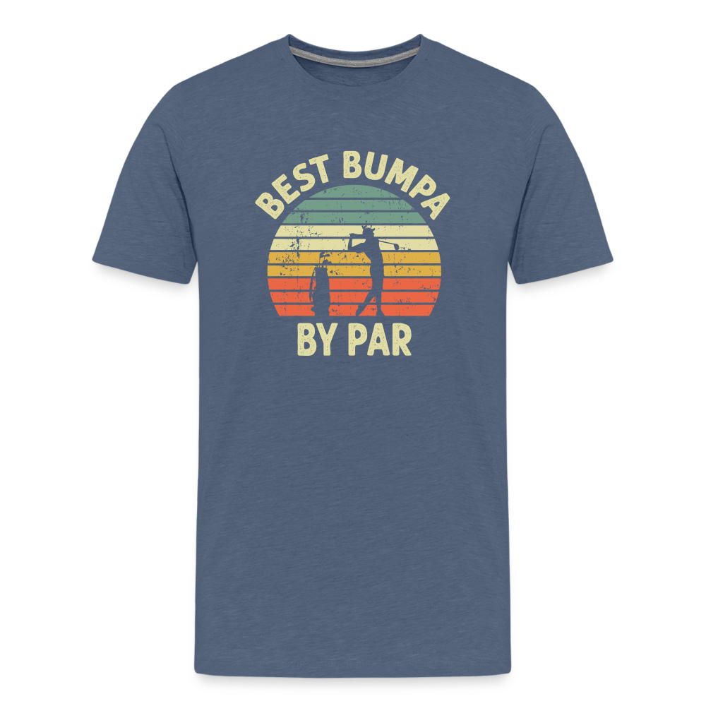 Best Bumpa By Par Men's Premium T-Shirt - heather blue
