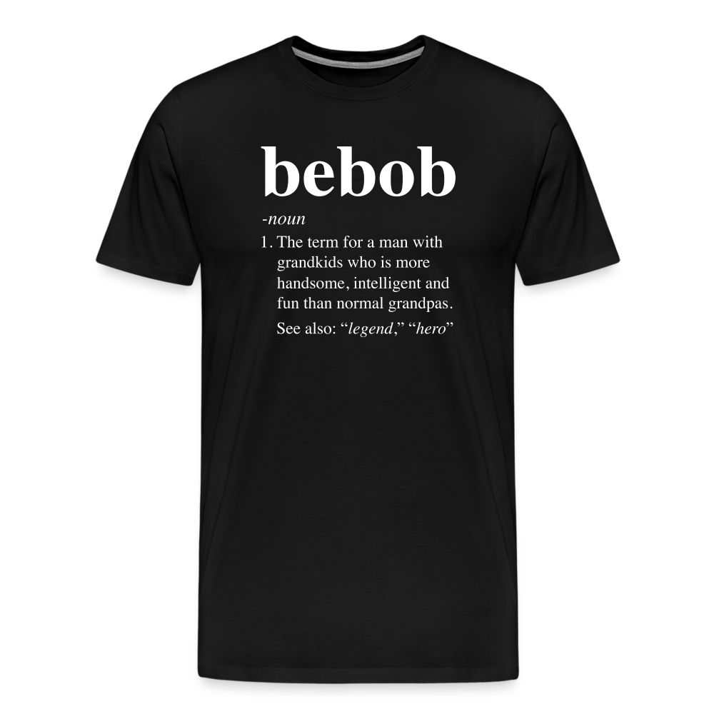 Bebob Definition Men's Premium T-Shirt - black