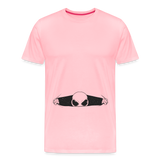 Alien Bursting Out of Stomach Men's Premium T-Shirt - pink