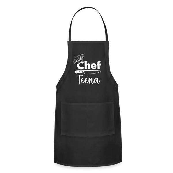 Chef Teena Adjustable Apron - black