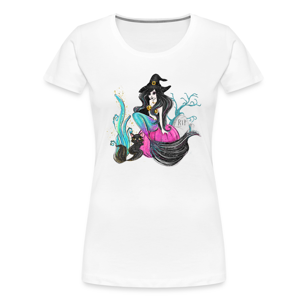 Salty Witch Women’s Premium T-Shirt - white