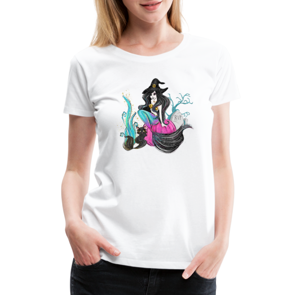 Salty Witch Women’s Premium T-Shirt - white