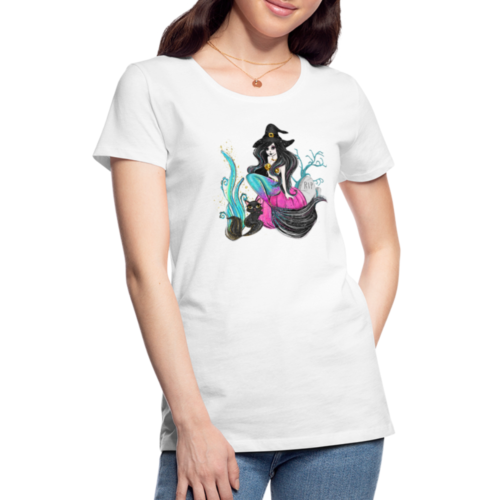 Salty Witch Women’s Premium T-Shirt - white