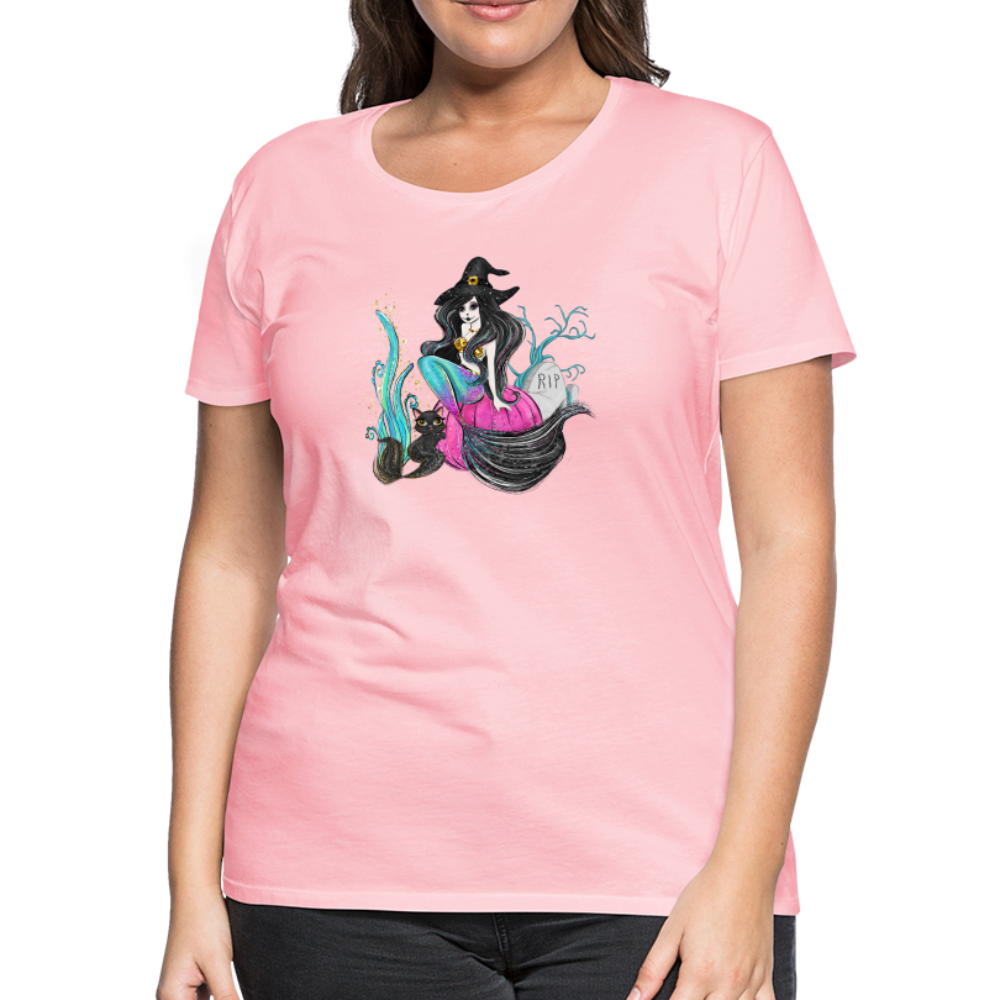Salty Witch Women’s Premium T-Shirt - pink