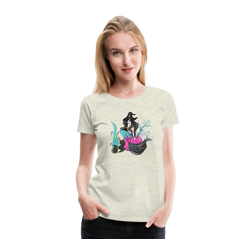 Salty Witch Women’s Premium T-Shirt - heather oatmeal