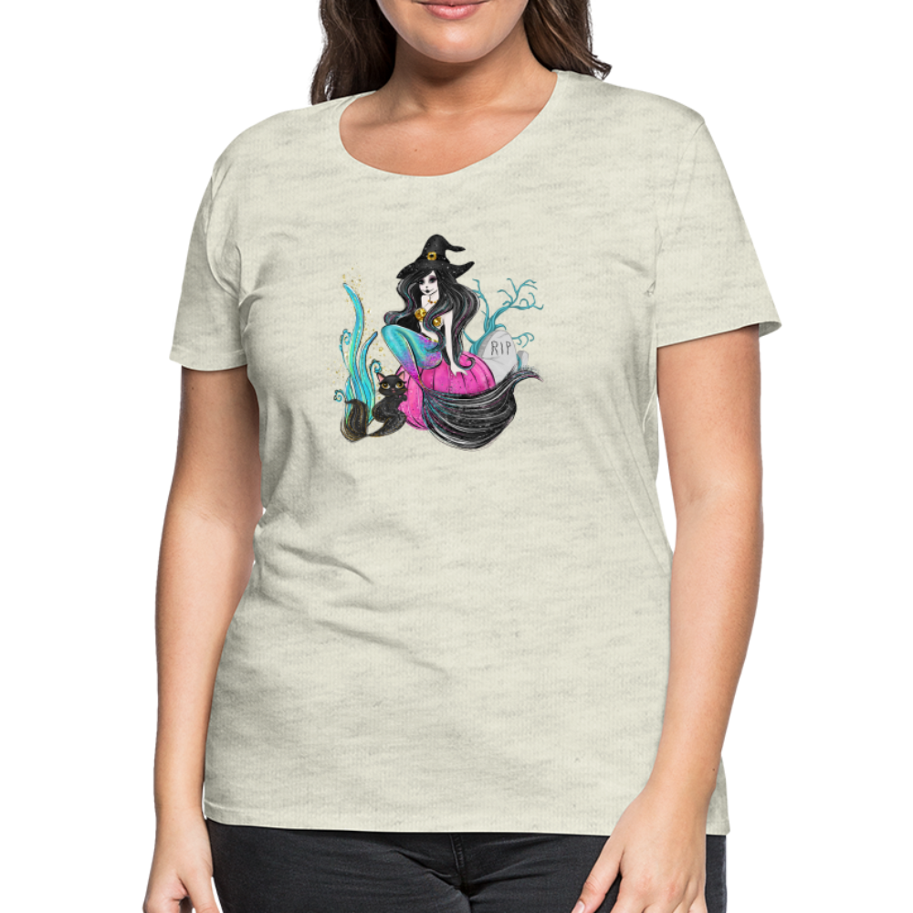 Salty Witch Women’s Premium T-Shirt - heather oatmeal