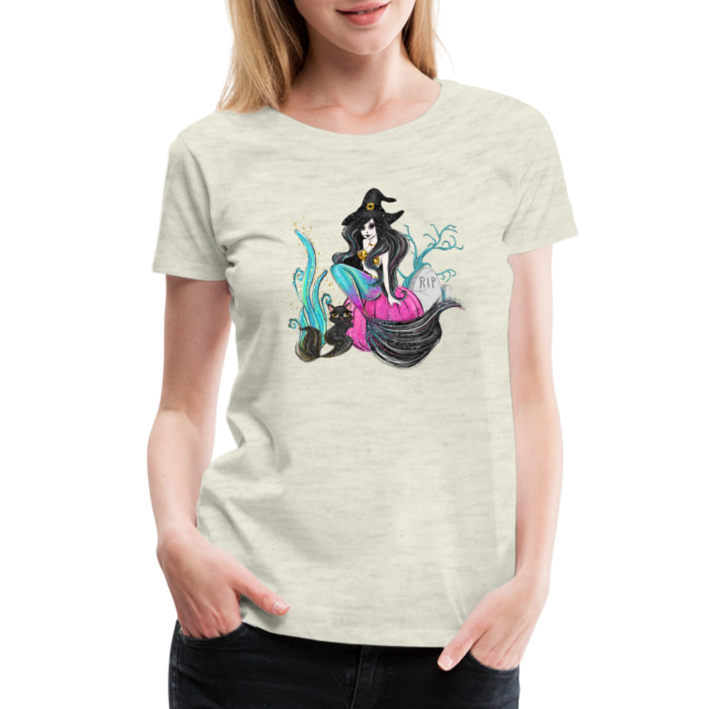 Salty Witch Women’s Premium T-Shirt - heather oatmeal