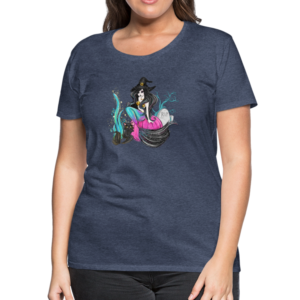 Salty Witch Women’s Premium T-Shirt - heather blue