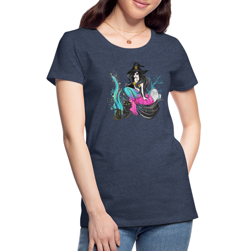 Salty Witch Women’s Premium T-Shirt - heather blue