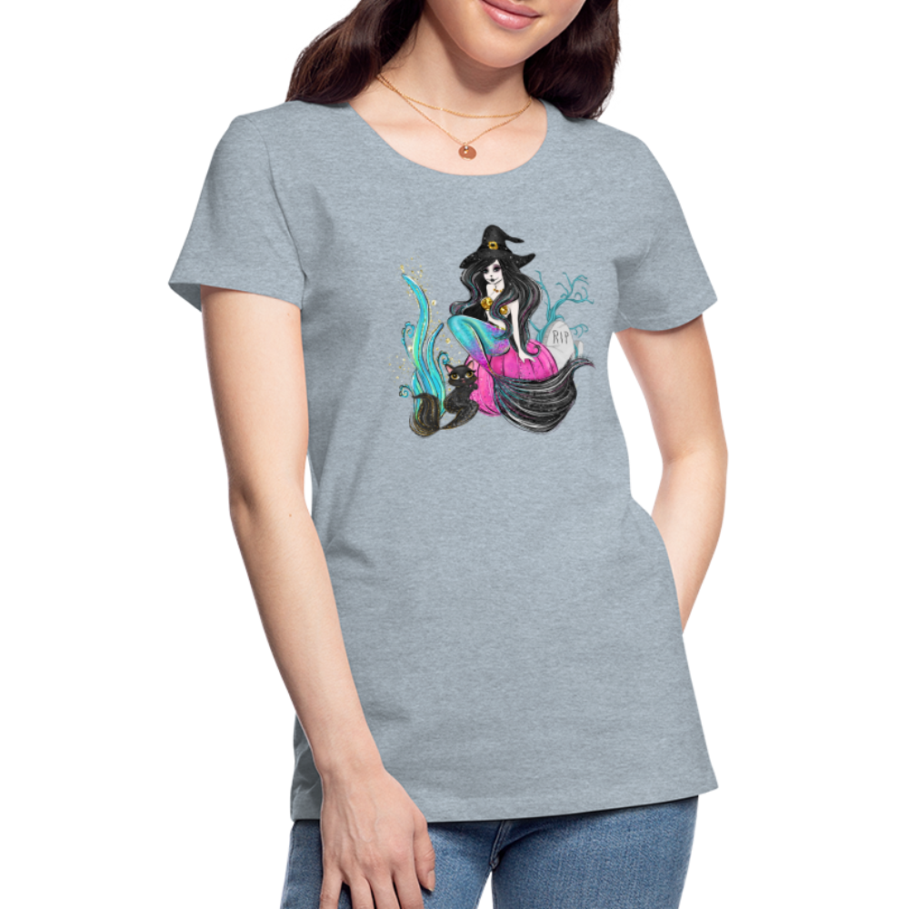 Salty Witch Women’s Premium T-Shirt - heather ice blue